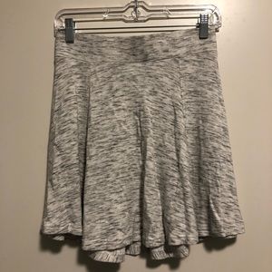 Gray Mini Skirt